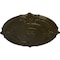 Ekena Millwork Attica Ceiling Medallion (Fits Canopies up to 3 3/4"), Hand-Painted Green Gold, 39 1/2"OD x 2 1/2"P CM39ATGGS - alternate 3